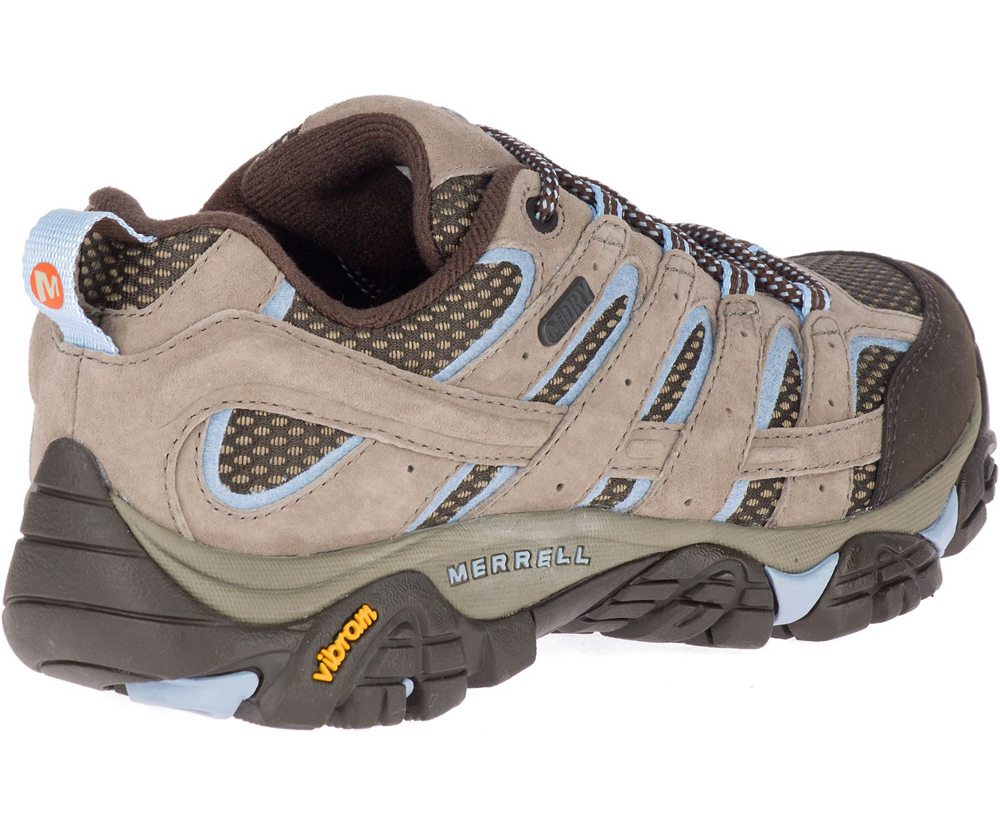 Tenis Senhora - Merrell Moab 2 Waterproof - Cinzentas - ZEN387419